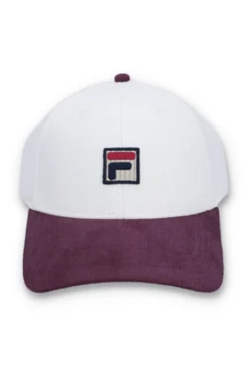 Gardenia Clarke Baseballkappe aus Cord mit Farbblöcken