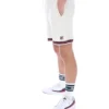 Gardenia Clemente Häkelshorts mit Kontraststreifen