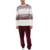 Gardenia Connor Gestreifter Strickpullover mit Rundhalsausschnitt