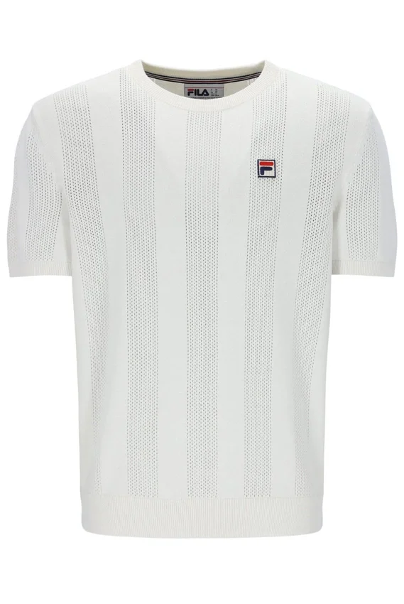 Gardenia Corrado T-Shirt mit Strick-Einsätzen