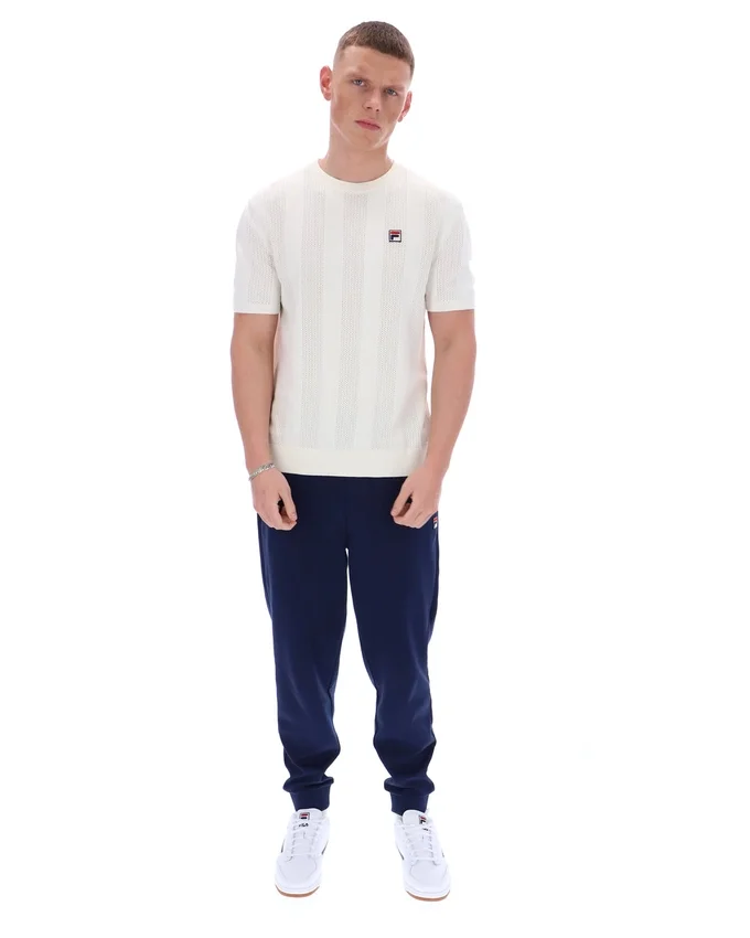 Gardenia Corrado T-Shirt mit Strick-Einsätzen