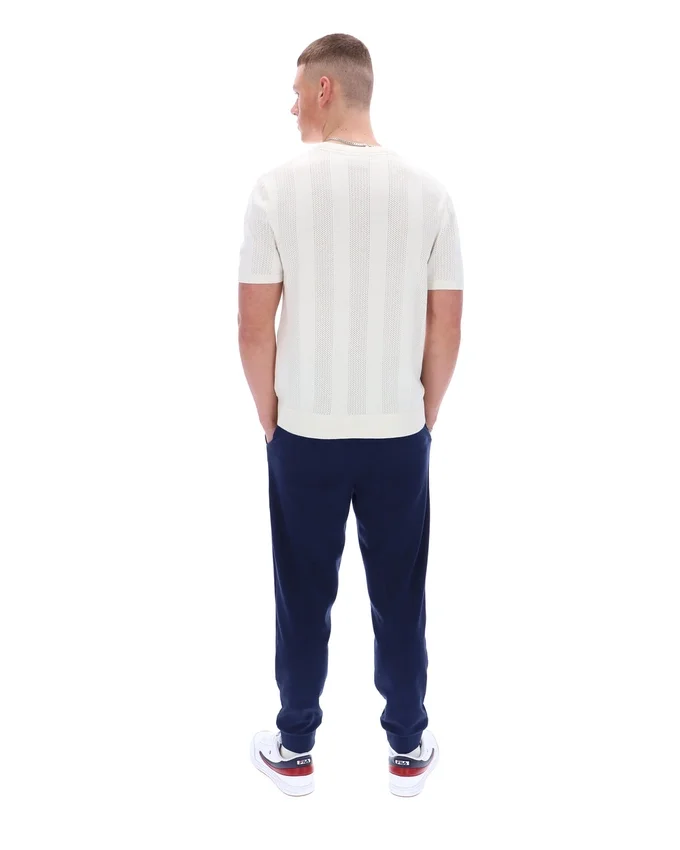 Gardenia Corrado T-Shirt mit Strick-Einsätzen