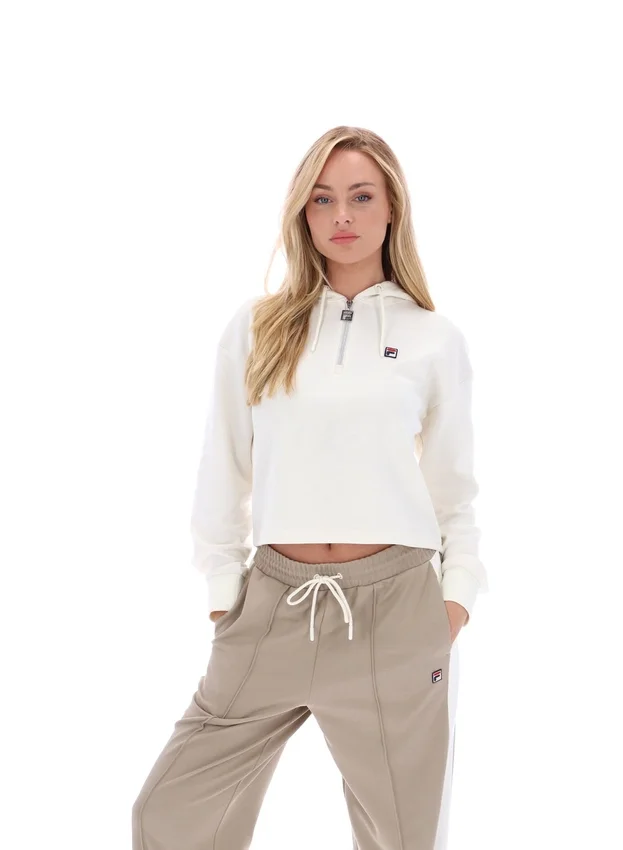 Gardenia Fiorella Kapuzenpullover mit 1/4-Reißverschluss