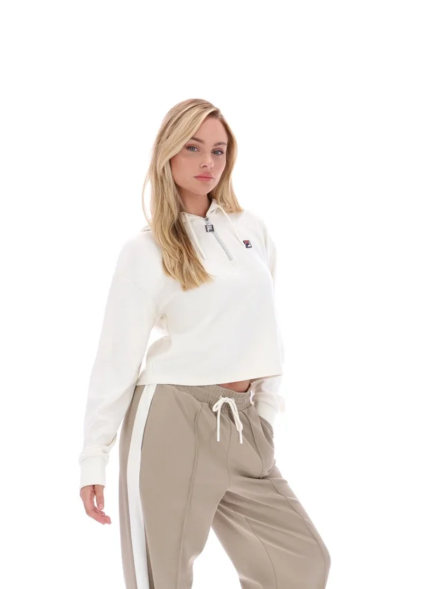 Gardenia Fiorella Kapuzenpullover mit 1/4-Reißverschluss