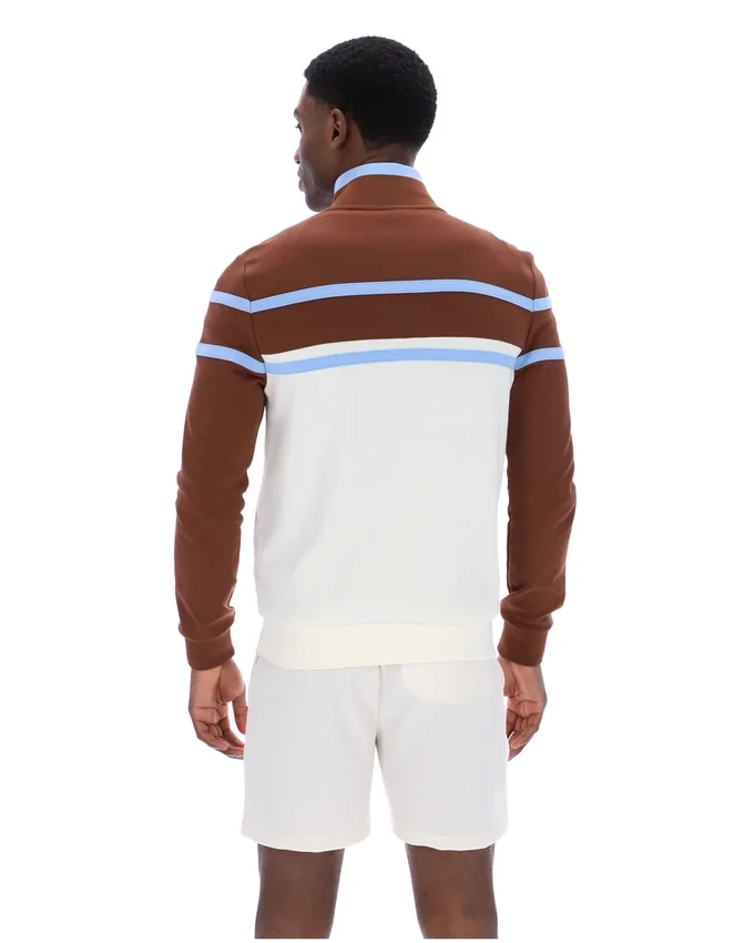 Gardenia Giovanni Trainingsjacke mit Kontrasteinsätzen