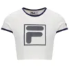 Gardenia Jeno Crop-Top mit Flügelärmeln mit Kappen