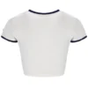 Gardenia Jeno Crop-Top mit Flügelärmeln mit Kappen