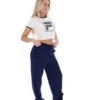 Gardenia Jeno Crop-Top mit Flügelärmeln mit Kappen