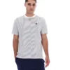 Gardenia Nilo T-Shirt mit Nilo-Print und Nadelstreifen