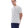 Gardenia Nilo T-Shirt mit Nilo-Print und Nadelstreifen
