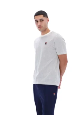 Gardenia Nilo T-Shirt mit Nilo-Print und Nadelstreifen