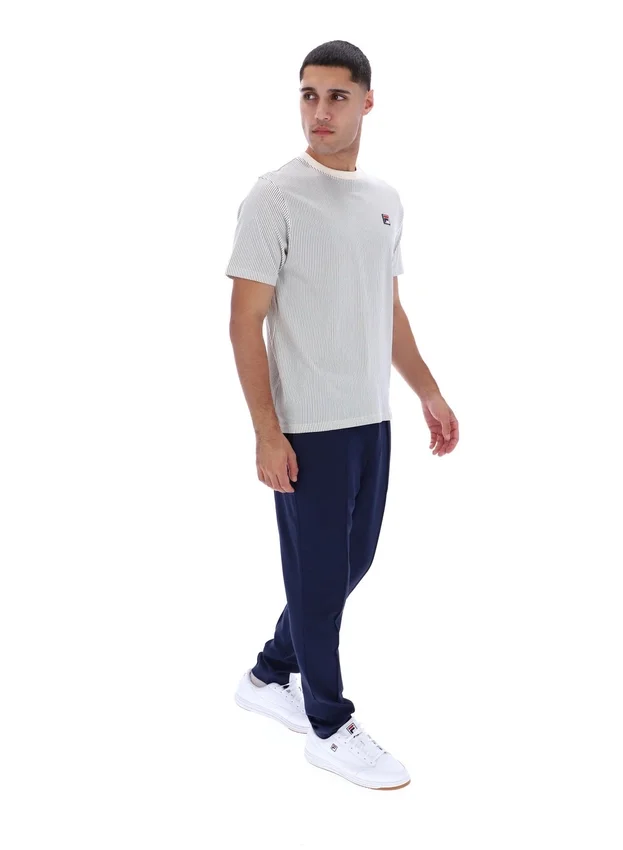 Gardenia Nilo T-Shirt mit Nilo-Print und Nadelstreifen