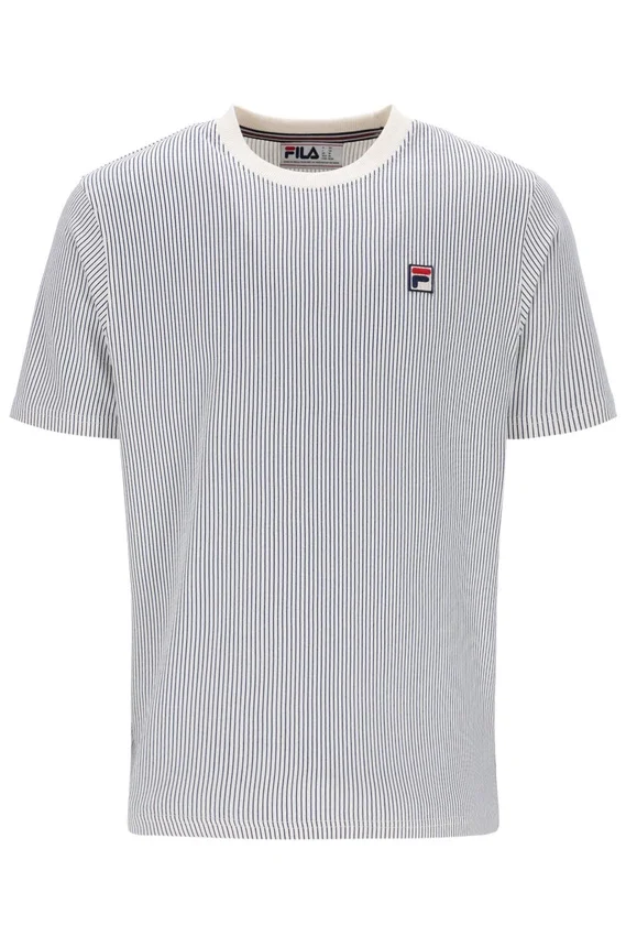 Gardenia Nilo T-Shirt mit Nilo-Print und Nadelstreifen