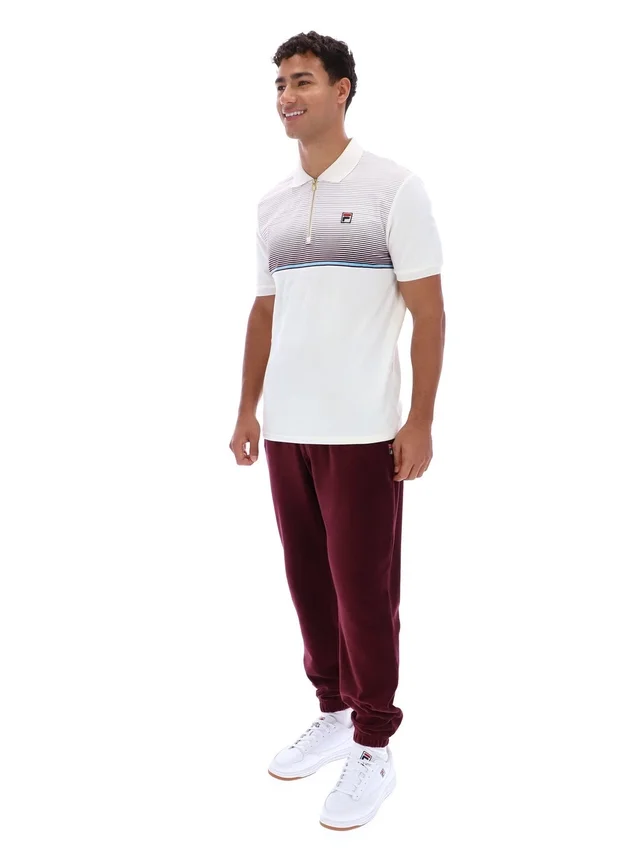 Gardenia Paco Velours-Polo mit Reißverschluss