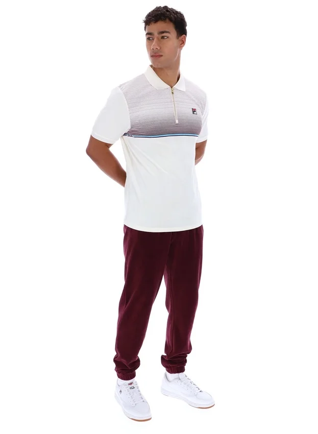 Gardenia Paco Velours-Polo mit Reißverschluss