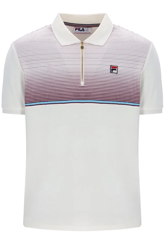 Gardenia Paco Velours-Polo mit Reißverschluss