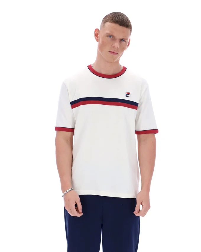 Gardenia Rosario T-Shirt mit Frottee-Streifen