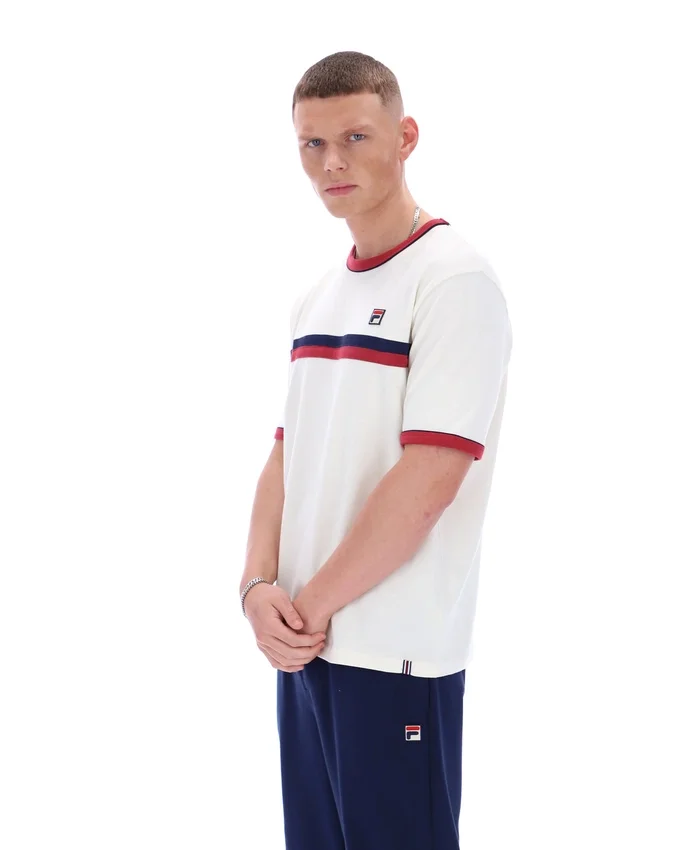 Gardenia Rosario T-Shirt mit Frottee-Streifen