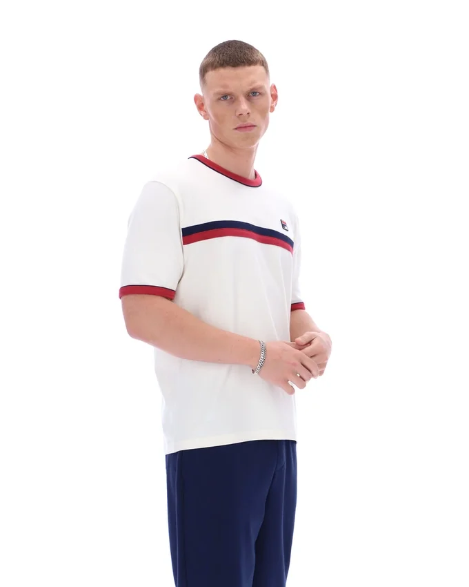 Gardenia Rosario T-Shirt mit Frottee-Streifen