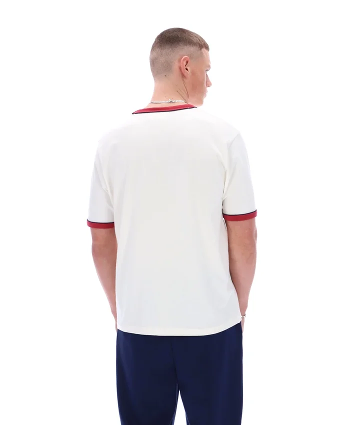 Gardenia Rosario T-Shirt mit Frottee-Streifen