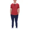 Garnet BB1 Classic Vintage Striped Polo