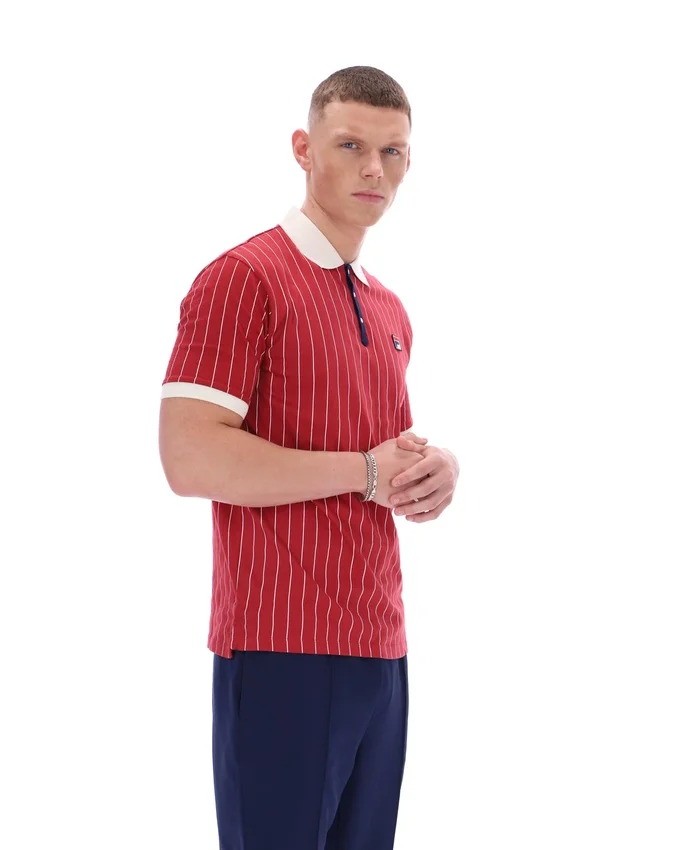 Garnet BB1 Classic Vintage Striped Polo