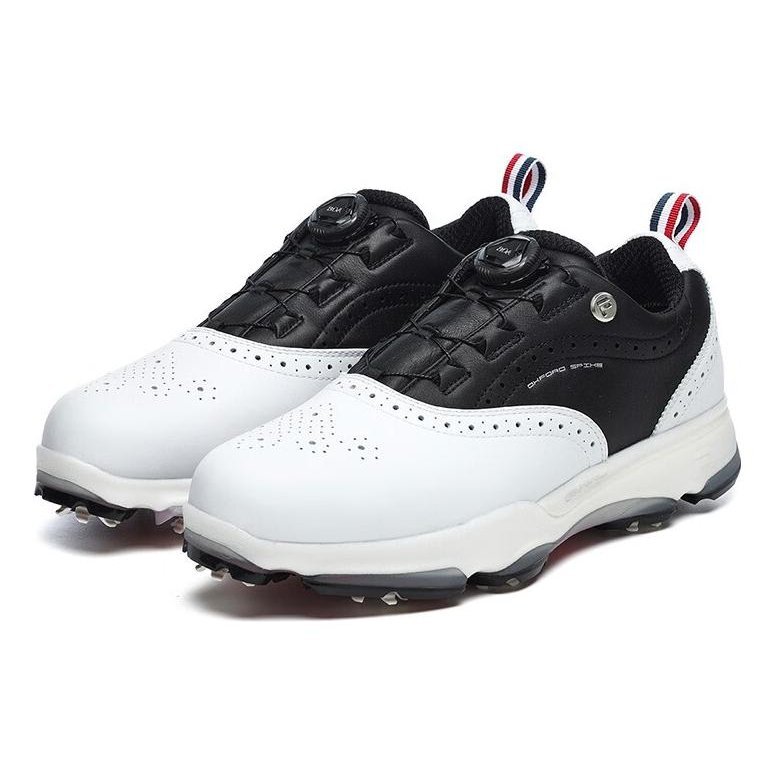 Golf Oxford Spike Sneakers „White Black“