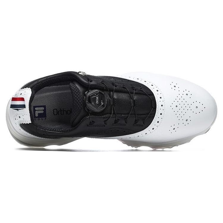 Golf Oxford Spike Sneakers „White Black“