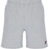 Grau melierte Vico-Fleece-Shorts