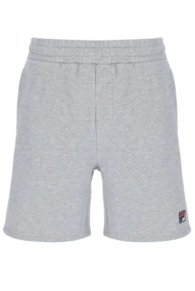 Grau melierte Vico-Fleece-Shorts
