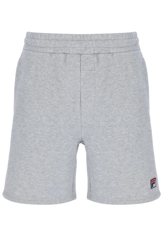 Grau melierte Vico-Fleece-Shorts