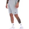 Grau melierte Vico-Fleece-Shorts