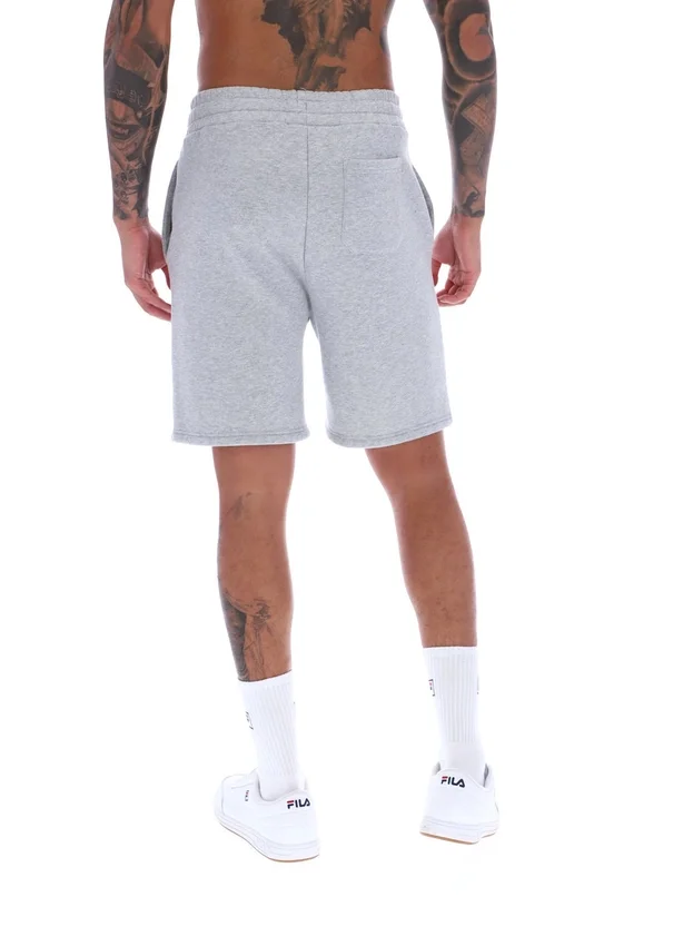 Grau melierte Vico-Fleece-Shorts