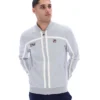 Grau meliertes Emilio Trainingsjacke