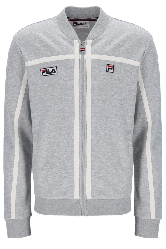 Grau meliertes Emilio Trainingsjacke