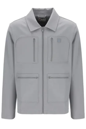 Graue Casa 4-Pocket-Tour-Jacke