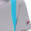 Graues Backspin Tennis-Shorts-Polo mit Kurzarm