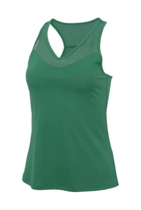 Grünes Angelika-Tennistop