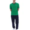 Grünes Marconi Essential Ringer-T-Shirt