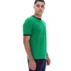 Grünes Marconi Essential Ringer-T-Shirt