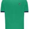 Grünes Marconi Essential Ringer-T-Shirt