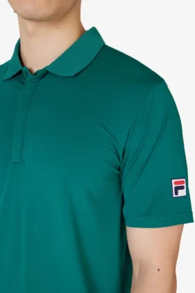 Grünes „Tennis Essentials“-Oberteil