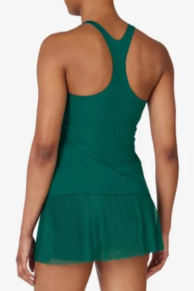 Grünes Tennis-Racerback-Top
