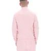 Hellrosa Armando Trainingsjacke mit kontrastierenden Paspeln