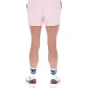 Hellrosa „High Tide“ Terry Pocket Stripe Shorts