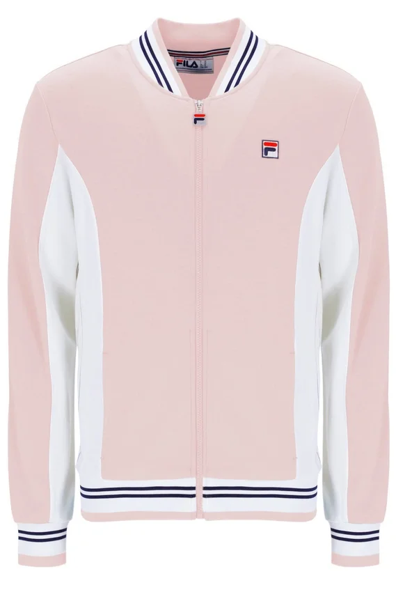 Hellrosa Settanta Baseball-Trainingsjacke