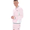 Hellrosa Settanta Baseball-Trainingsjacke
