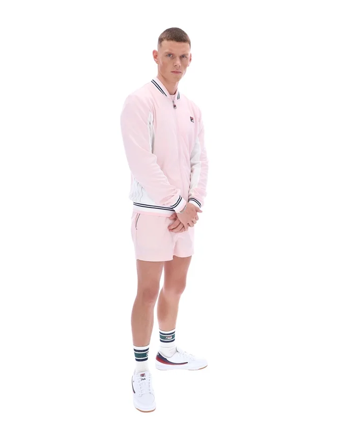 Hellrosa Settanta Baseball-Trainingsjacke