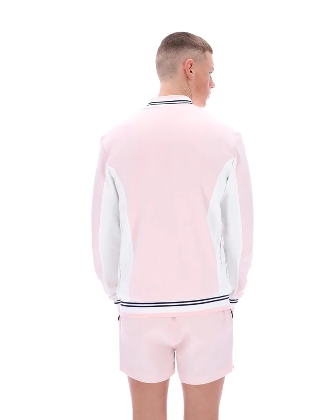 Hellrosa Settanta Baseball-Trainingsjacke