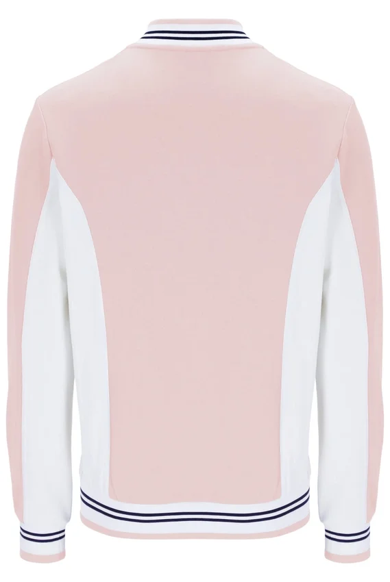 Hellrosa Settanta Baseball-Trainingsjacke
